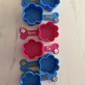Personalized Paw-Shaped Pet Food Scoop