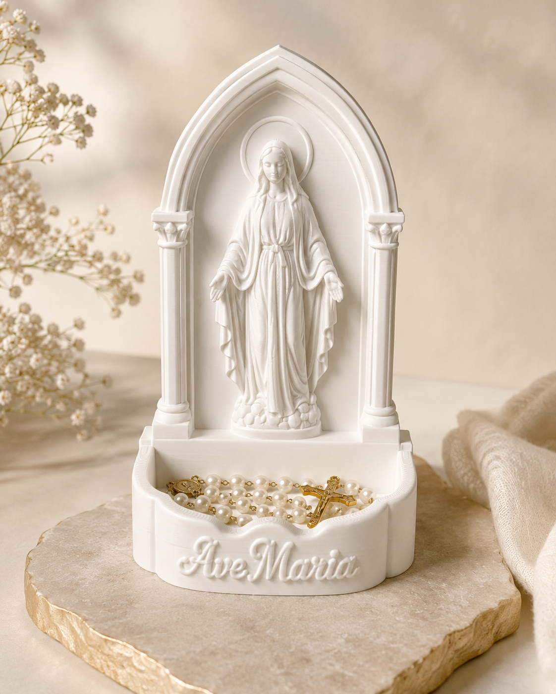 Ave Maria Rosary Holder - Image 4